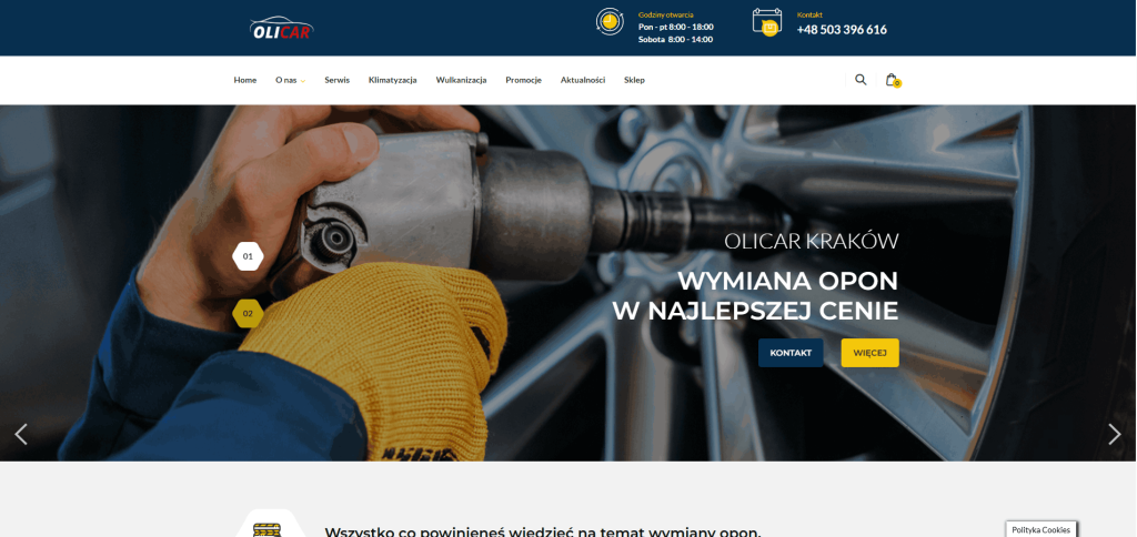 <div class="sponsor-tag" style="font-size:13px; color:#777; font-weight:bold; margin-bottom:6px;">
            Artykuł sponsorowany
        </div>Olicar Klimatyzacja Wulkanizacja Kraków