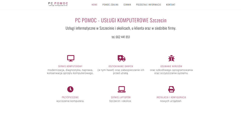 <div class="sponsor-tag" style="font-size:13px; color:#777; font-weight:bold; margin-bottom:6px;">
            Artykuł sponsorowany
        </div>PC POMOC Piotr Skrodzewicz Szczecin
